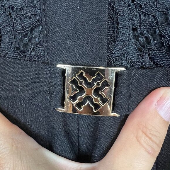 Miss May Retro Cocktail Dress Black Lace Size Medium NWT Gorgeous City - Picture 4 of 14